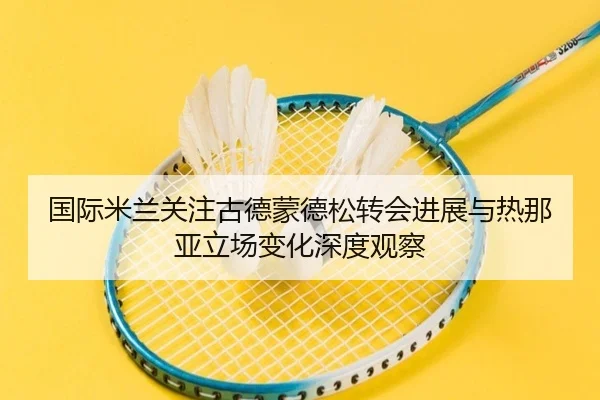 国际米兰关注古德蒙德松转会进展与热那亚立场变化深度观察